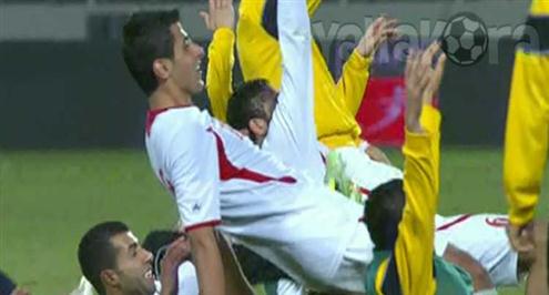 صيد العرب .. احتفالات صاخبة لحسام حسن ومنتخب الأردن بعد التأهل إلى نهائى غرب اسيا